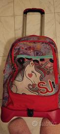 zaino scuola con carrello Seven