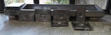 Piano refrigerato da banco per pizzeria