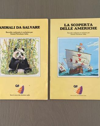 Lotto Album di figurine Q8 - 1989 e 1992 completi