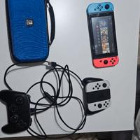 Nintendo Switch con accessori – controller Pro + c