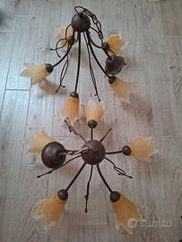 Lampadari classici ferro battuto