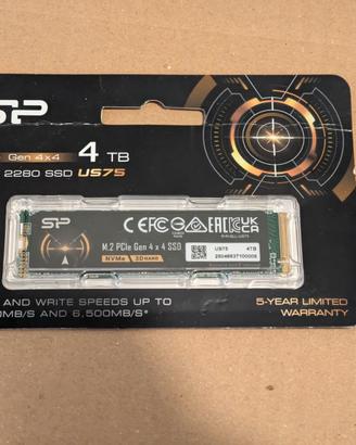 Silicon Power US75 SSD 4TB NVMe PCIe Gen 4 M2 2280