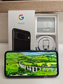 Google Pixel 8, 8/128 GB, Obsidian + Cover Spigen