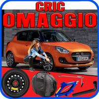 Ruotino Di Scorta 4Fori Da 16 Suzuki Swift Con Kit