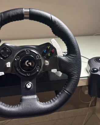 Logitech g920+pedaliera+cambio manuale (opzionale)