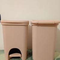 secchio spazzatura coppia di 2 pezzi 