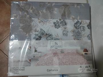 completo lenzuola matrimoniale 