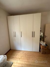 Armadio bianco 5 ante