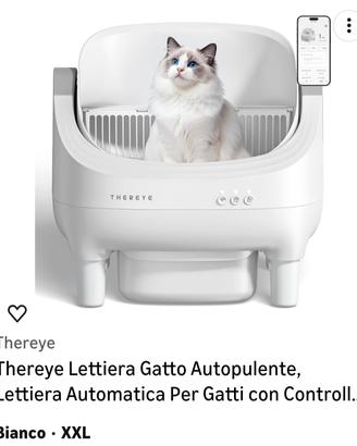 Lettiera automatica per gatti 