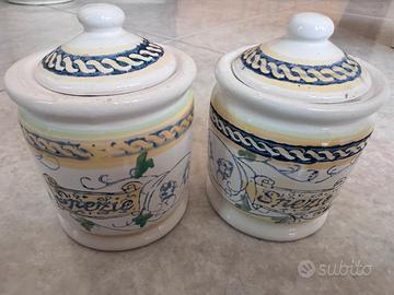 Set Porta spezie da cucine in ceramica