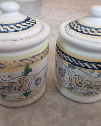 Set Porta spezie da cucine in ceramica