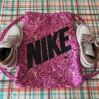 Nike Air Jordan 1 mid pink oxford - brown donna