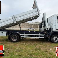 CAMION USATO 180/280 CON GRU PM E RIBALTABILE