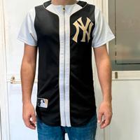 Felpa maglia con zip ney york yankees