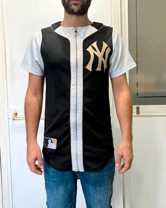 Felpa maglia con zip ney york yankees