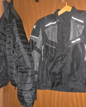 Giacca moto Alike + piumino + paraschiena liv 2