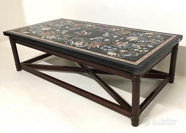 Coffee table in Scagliola XIX secolo