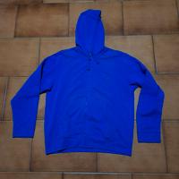 Felpa uomo invernale con cappuccio Blu nuova L