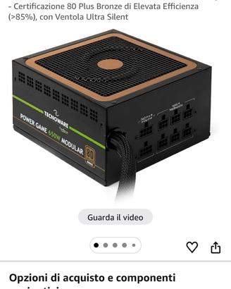 Alimentatore 650w 80 plus bronze