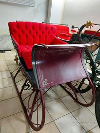 SLITTE BABBO NATALE: slitte da traino cavalli