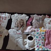 set misto abbigliamento neonate e bimbe piccole 