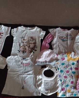 set misto abbigliamento neonate e bimbe piccole 