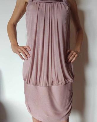 Abito donna estivo di seta Rosa Twinset.