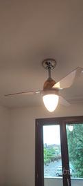 ventilatore soffitto con luce dimmerabile