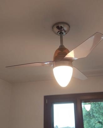ventilatore soffitto con luce dimmerabile