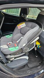 ovetto cybex aton B2  con base isofix