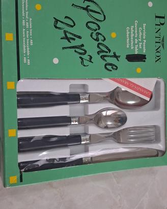 servizio posate da 24 pz