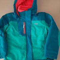 Giacca da neve sci Brugi bambina 8/9 anni + guanti