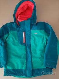 Giacca da neve sci Brugi bambina 8/9 anni + guanti