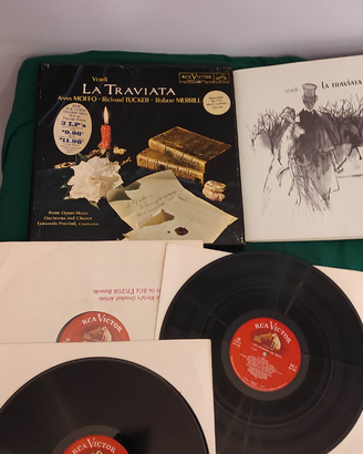 La traviata cofanetto vintage 3 33 giri Rca Victor