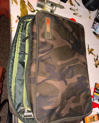 Kit carpfishing fox-4 swingers+4 back lead+ borsa