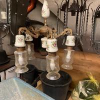 lampadari Vintage in porcellana 