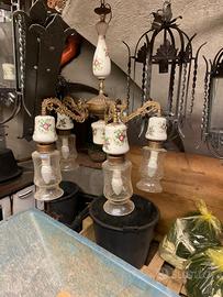 lampadari Vintage in porcellana 