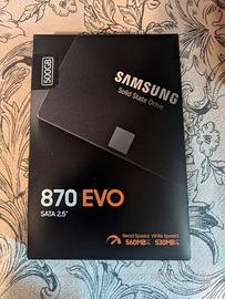 ssd 500gb Samsung 870 Evo sigillato.