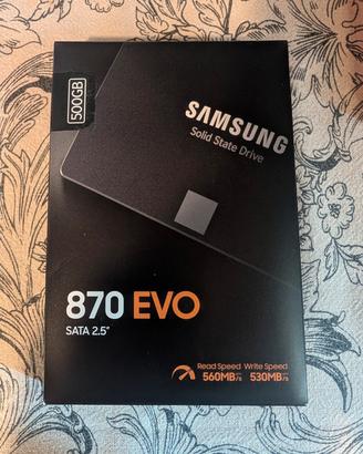 ssd 500gb Samsung 870 Evo sigillato.