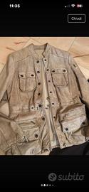 Giacca modelli sahariana in vera pelle
