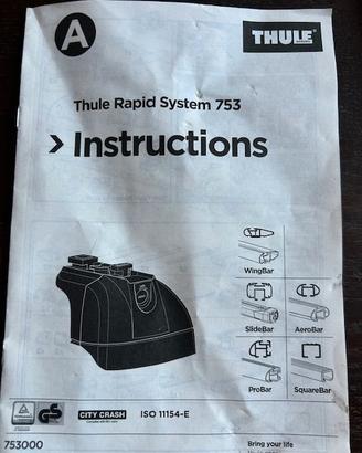 THULE RAPID SYSTEM 753