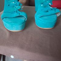 sandalo Verde smeraldo Tosca Blu 