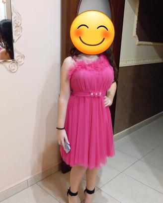 Splendido abito fuxia
