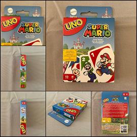 CARTE DA UNO EDIZIONE SPECIALE SUPER MARIO MATTEL