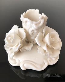 Porta candela in ceramica