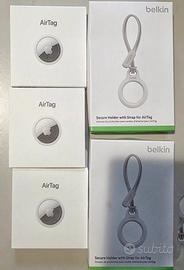 AirTag Apple nuovi + supporti Belkin – tutto in bl