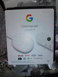 Google Chromecast with Google TV 4K ice white