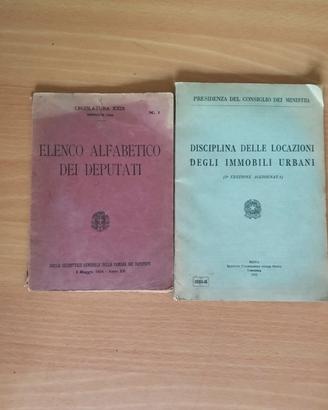 lotto documenti storici 