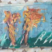 SCHIFANO Claudio Dipinto Quadro 