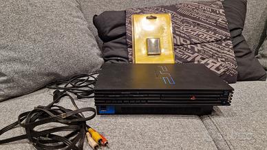 CONSOLE SONY PS2 + MEMORY CARD + CAVI